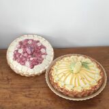 Barbotine serving dish