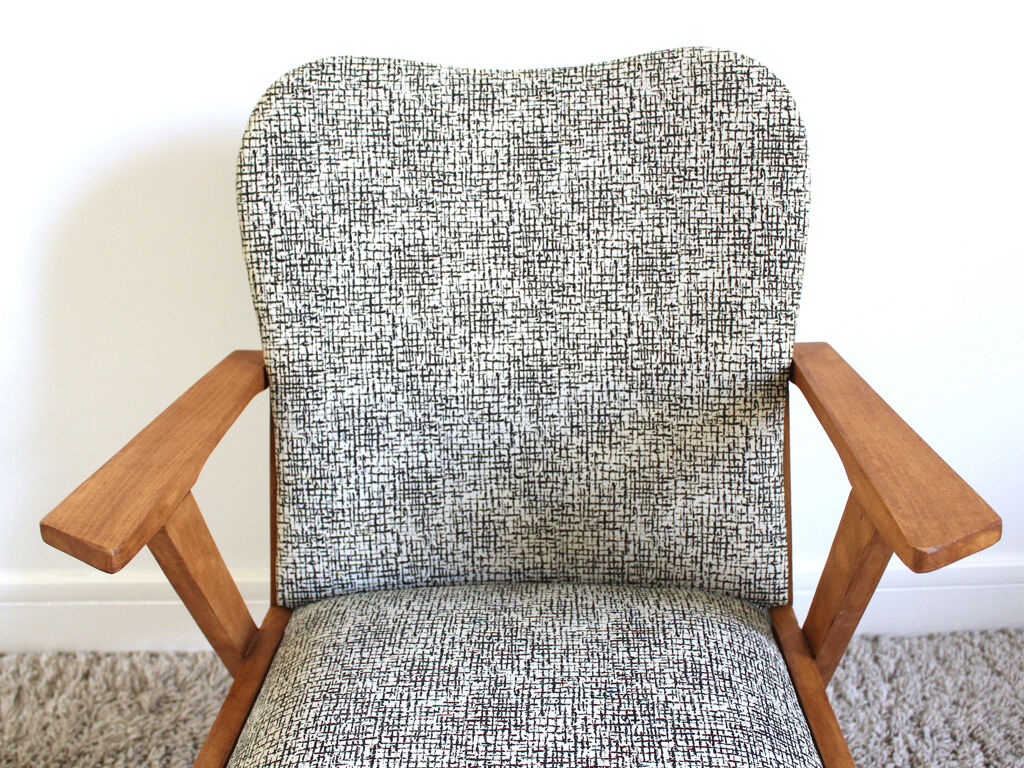 Fauteuil type scandinave des années 50
