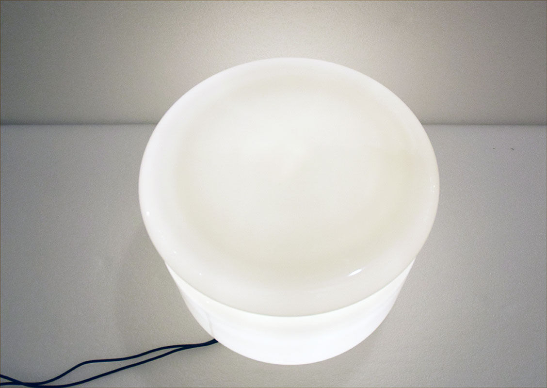 Leucos blown glass lighting coffee table, 1970s