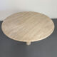 Large dining table Roche Bobois travertine Italian design 1970s