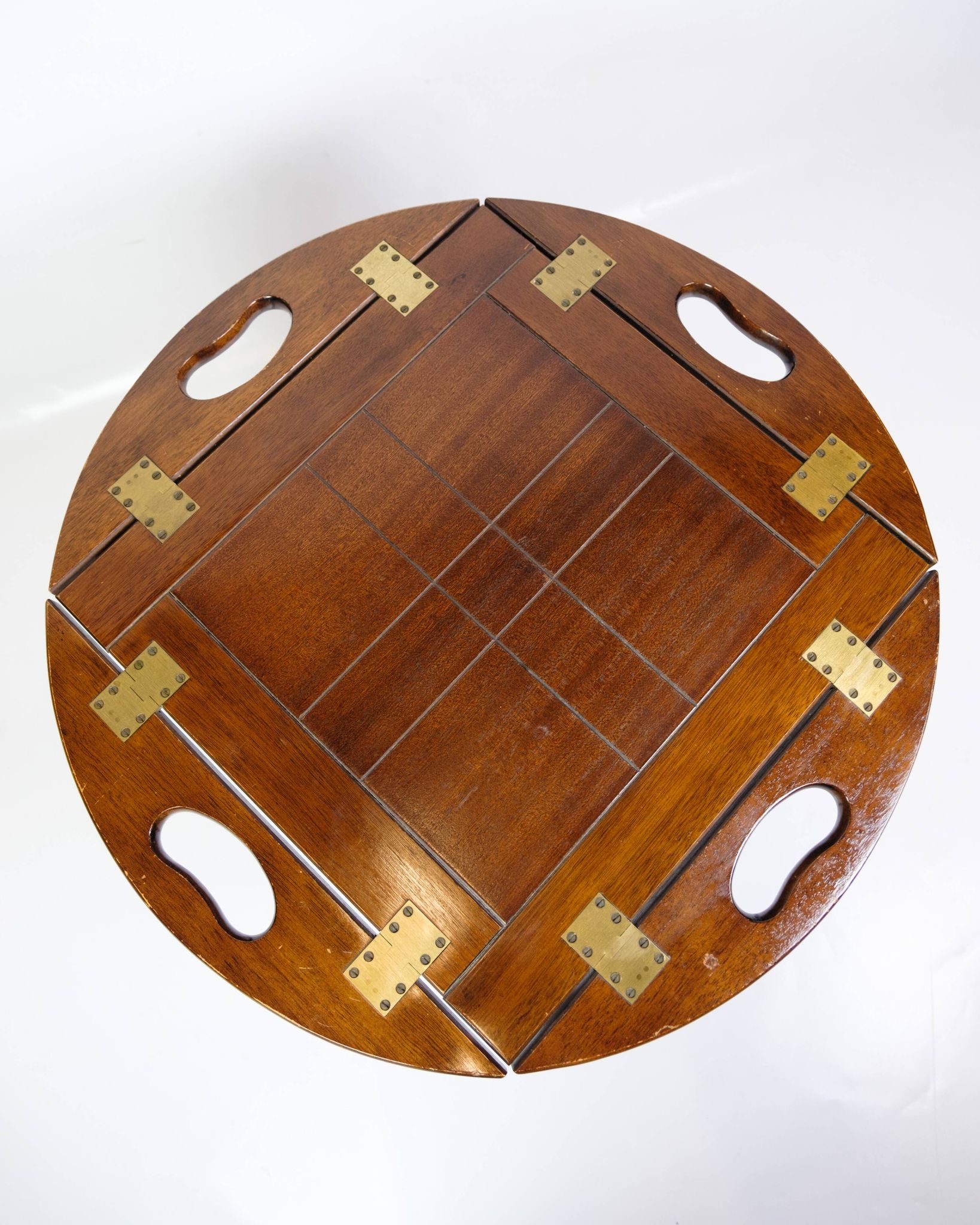 Table de majordome en acajou des années 1960