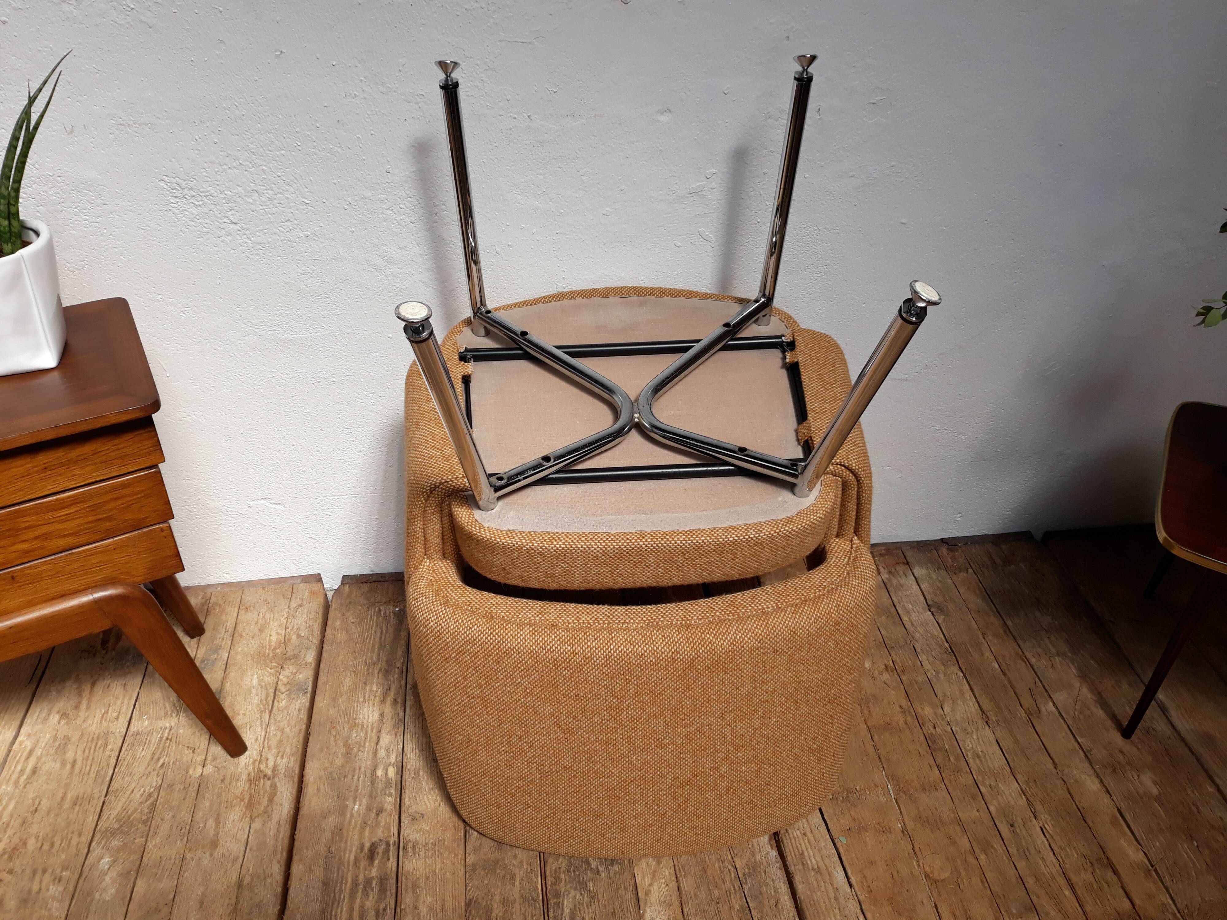 Vintage armchair design Pierre Gautier Delaye "Deauville"