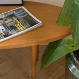 Coffee table with compass legs