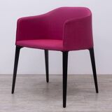 Laja chair from Pedrali in Magenta fabric