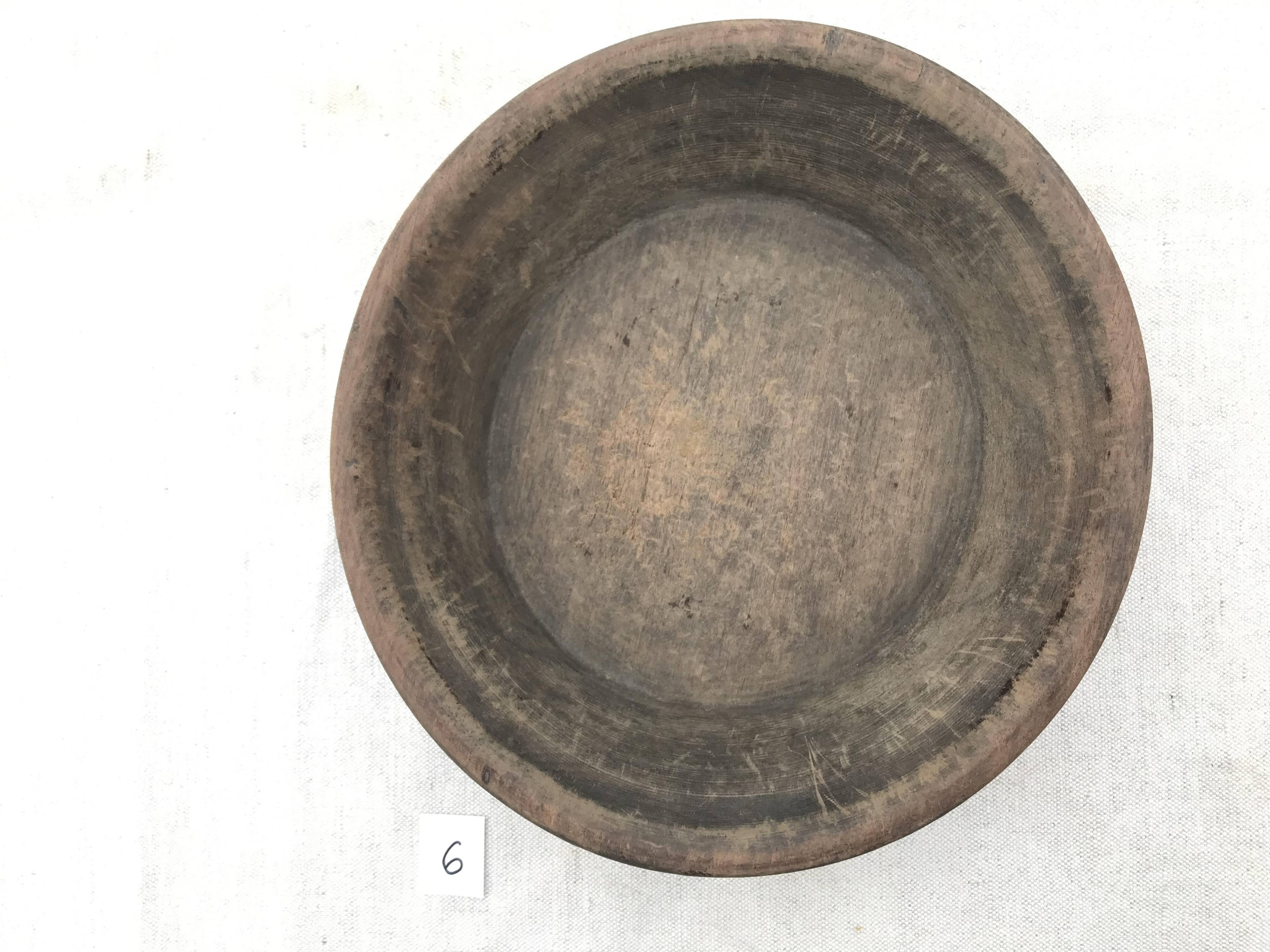 Antique wooden bowl