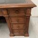 Napoleon III desk with pedestals in solid walnut 19th century