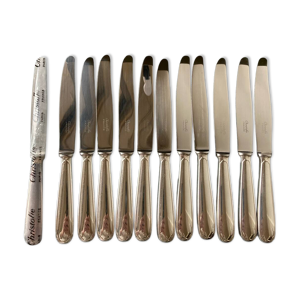 12 couteaux à fromage - christofle