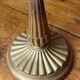 Menorah, seven-branched candlestick, in brass
