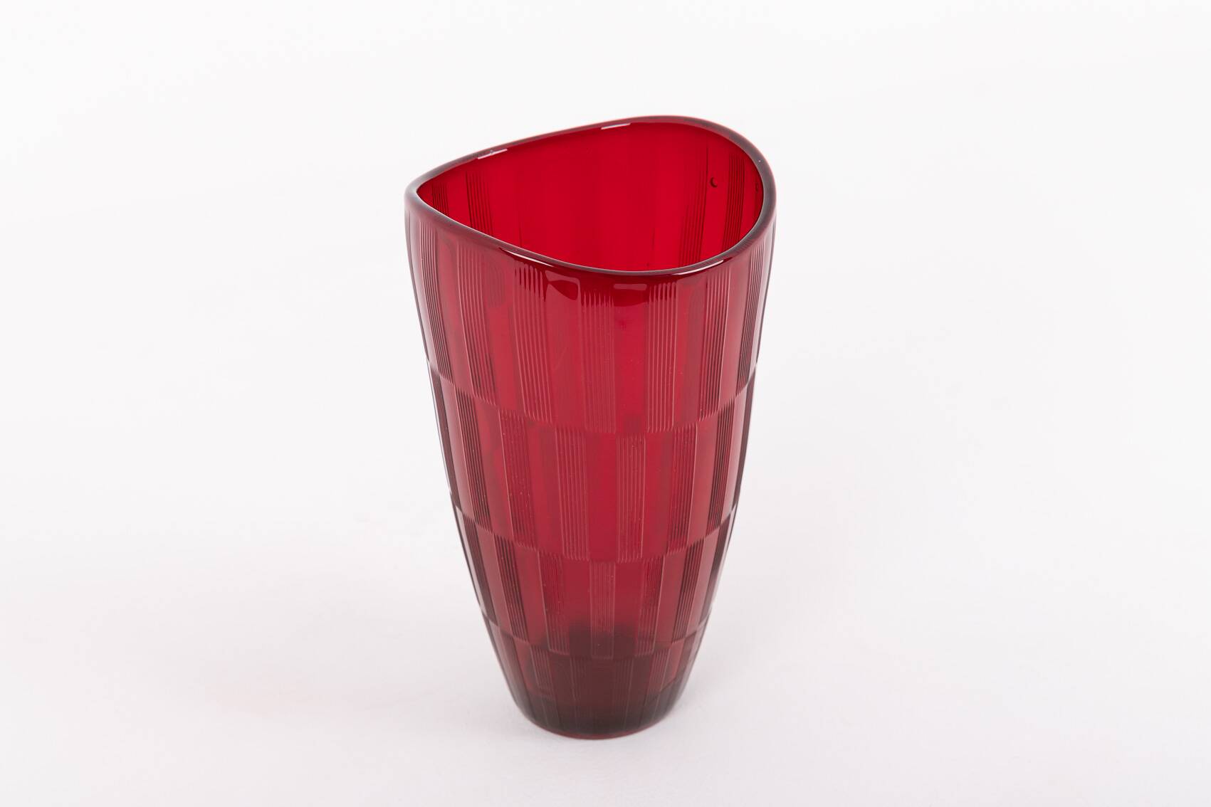 Vase « Randi » de Lennart Andersson pour Gullaskruf, Suède années 1950