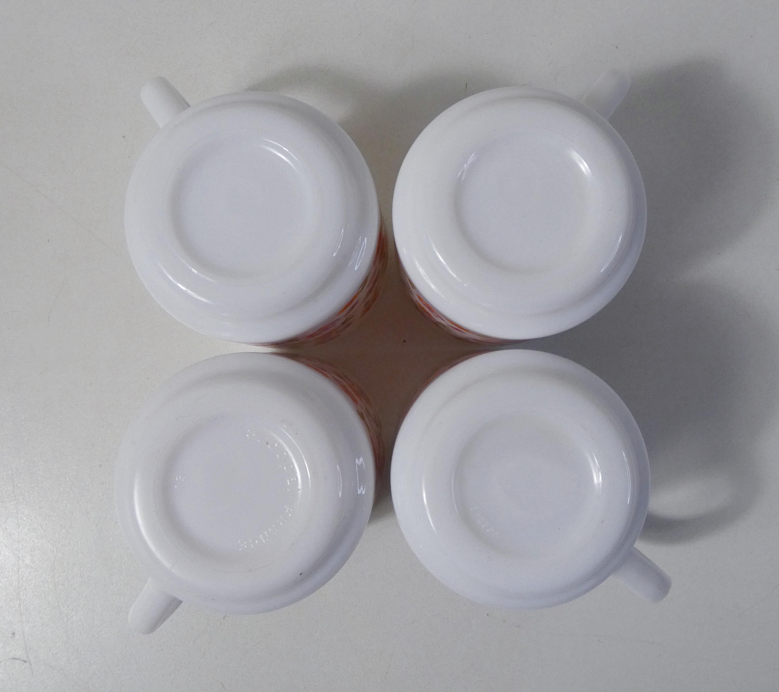 4 mugs arcopal Scania vintage