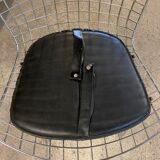 Pair of chrome side chairs by Harry Bertoia for Knoll