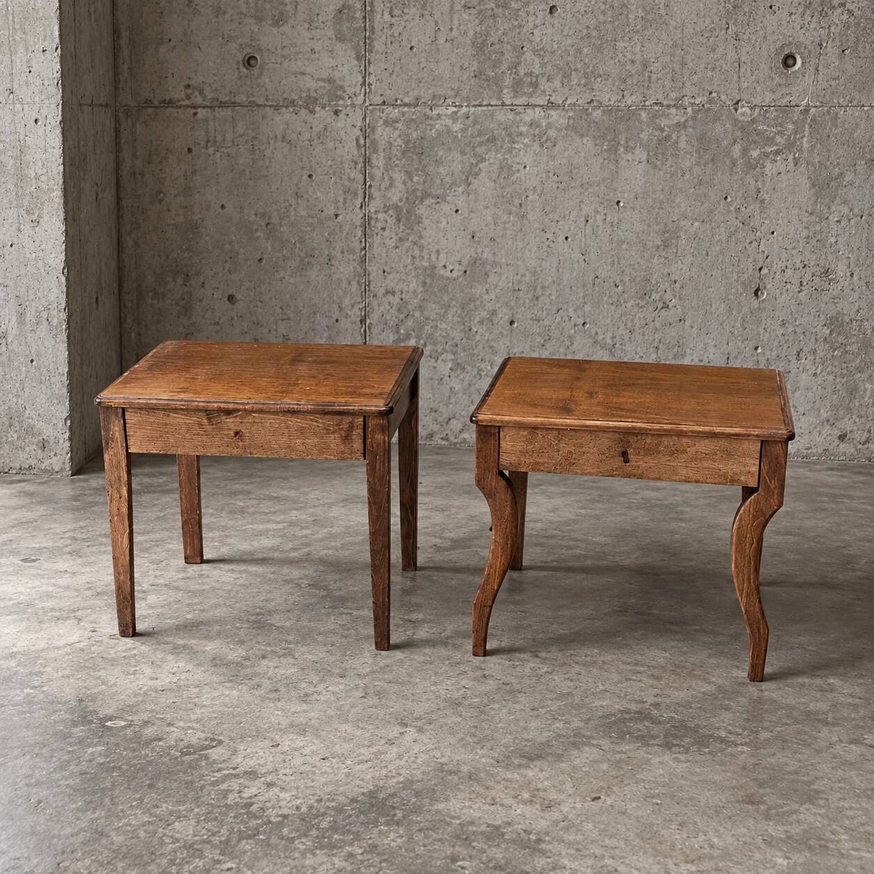2 x matching night stand / side table / 1980s