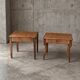 2 x matching night stand / side table / 1980s