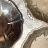 Vintage stainless steel stemmed cups