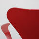 Chaise modèle 3217 Red Swivel par Arne Jacobsen pour Fritz Hansen