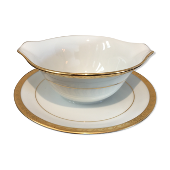 Limoges porcelain saucière
