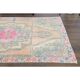 Vintage Turkish Oushak handmade wool cotton orange area rug 125x208