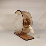 Vintage table lamp in plexiglass and Perspex