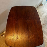 Coffee table with brass