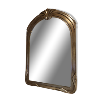 Vintage mirror by Deknudt art nouveau style, 1970s