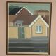 Original Vintage Swedish Oil on Canvas – “City Scene” by Gunnar Fohlin – Signed & Dated 1987 – Vintage & Framed