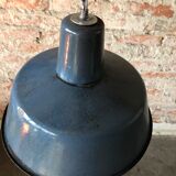 Vintage industrial factory ceiling lamp from Wikasy A23, 1960s
