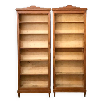 Art Deco wooden bookcases 1930