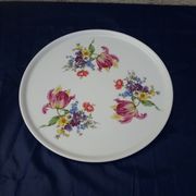 Plat à tarte en porcelaine de Chauvigny Diam 31 cm