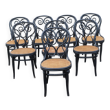 Set of 8 Thonet chairs, model no. 4, known as "Daum café", 1880