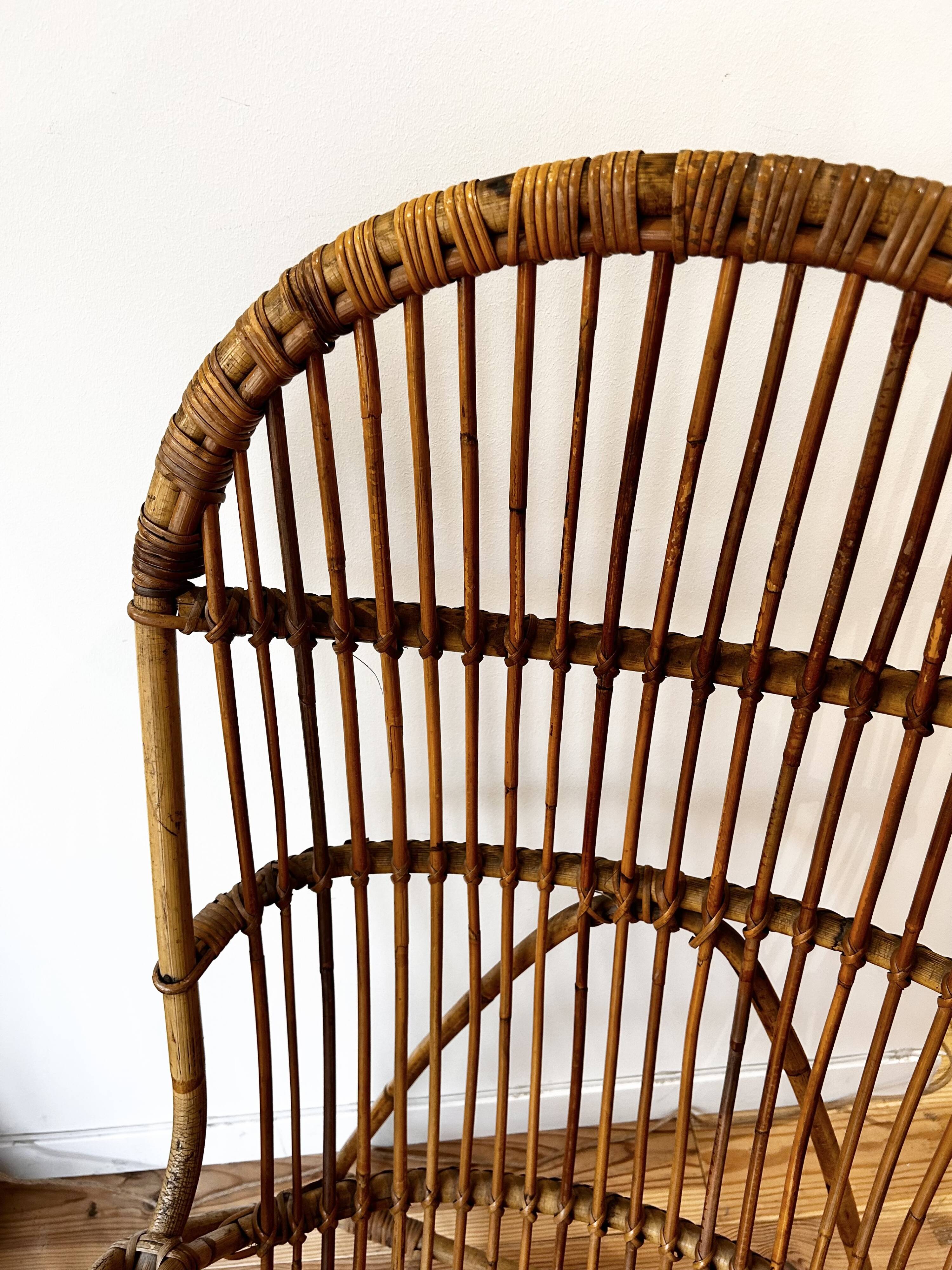 Fauteuil en rotin