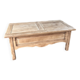 Solid oak coffee table