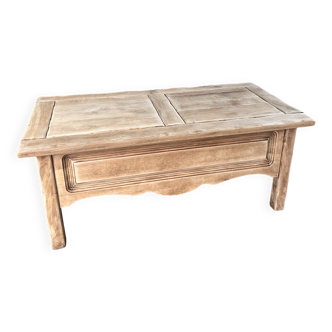 Solid oak coffee table
