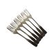 Art deco brass forks by hefra, 1960s, set of 6