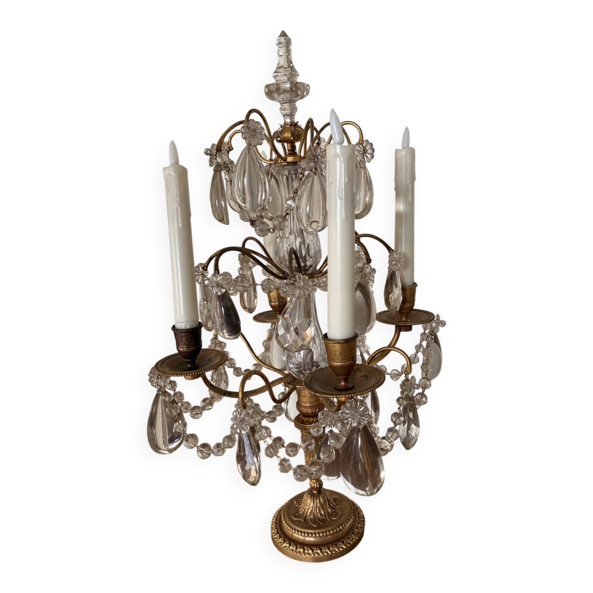 Candle holder or four-armed candelabrum