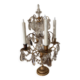 Bougeoir ou girandole à quatre bras de lumière