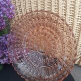 Pink glass lampshade