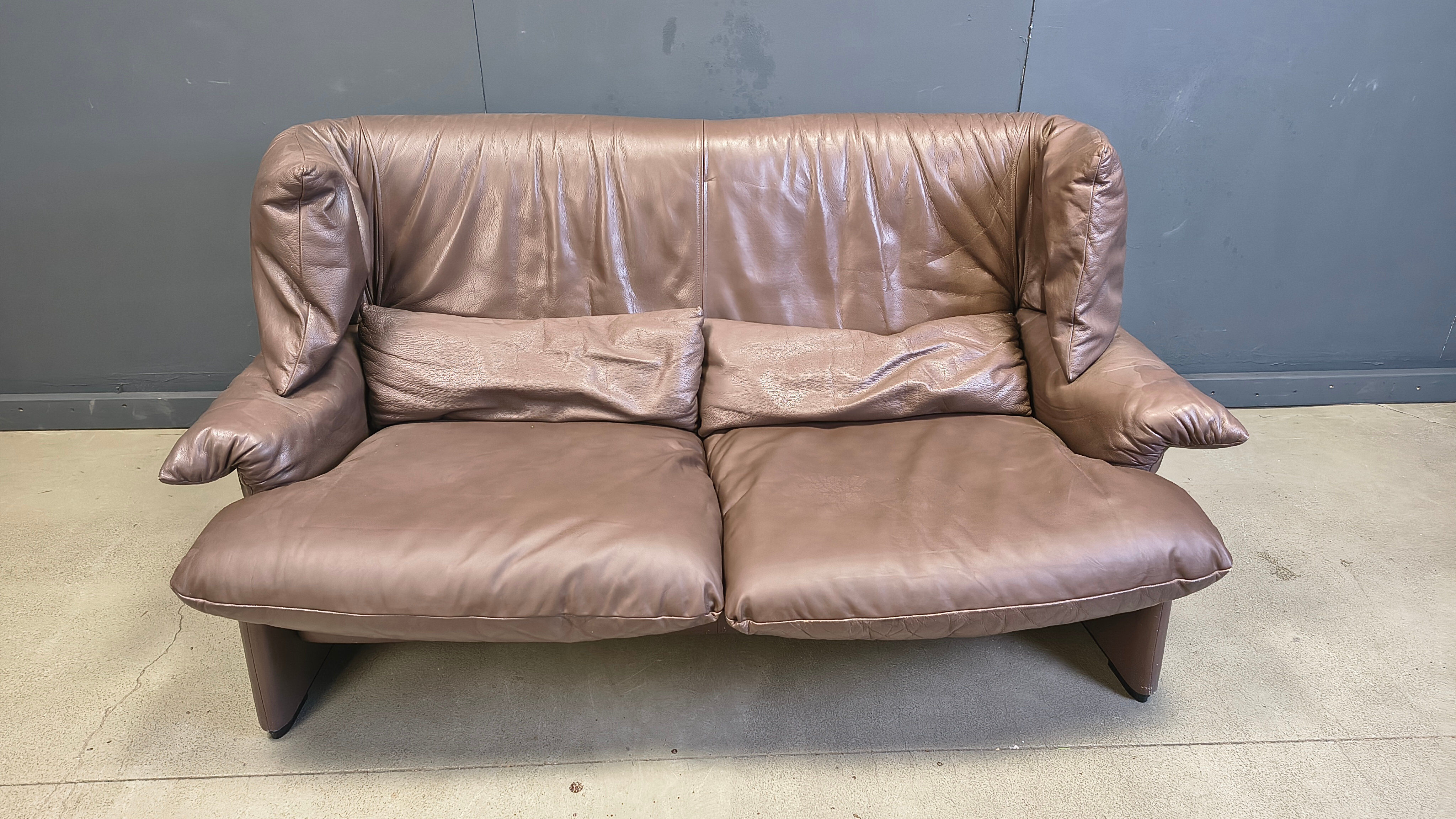 Canapé Porto Venere par Vico Magistretti pour Cassina, années 1970.