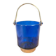 Superb cobalt blue ice bucket – Holmegaard style / Scandinavian design 60s–70s