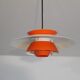 Scandinavian vintage two-tone suspension Denmark 1960