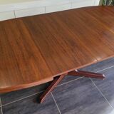 Table extensible vintage Baumann en teck, années 1970