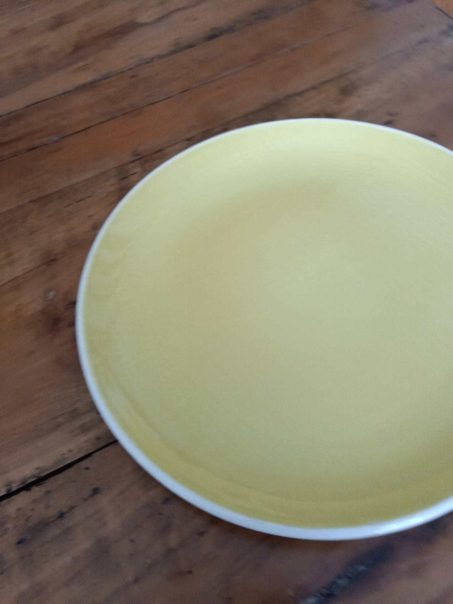 Grand plat Salins Deauville jaune