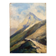 Oil on panel Jean-François Louis Merlet – Montségur, 1939