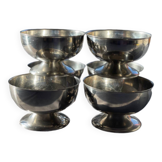 6 stainless steel ice cream cups Hong Kong.