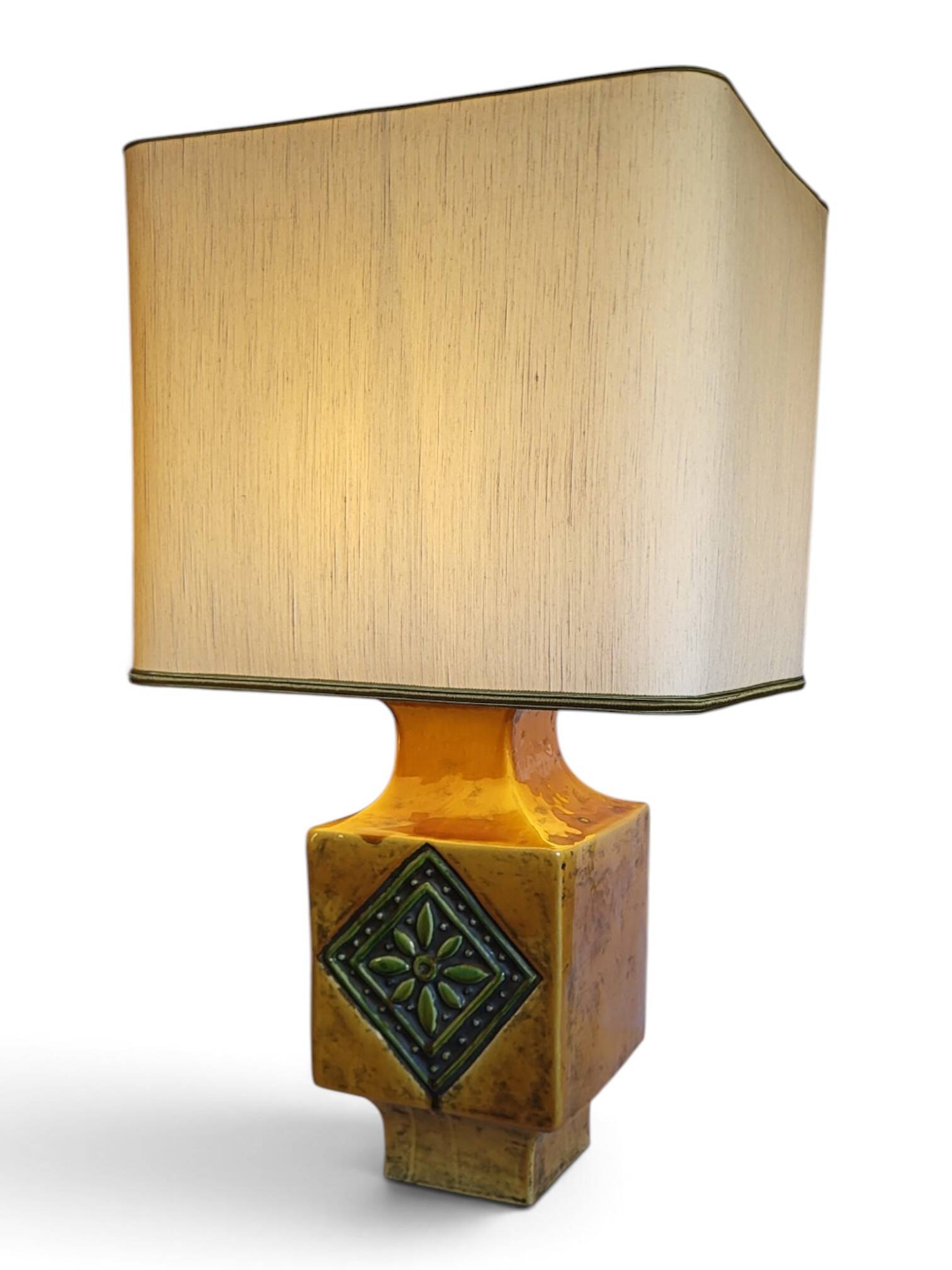 Lampe en céramique émaillée