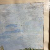 Painting, landscape, gouache by Jeanne Philippar-Quinet