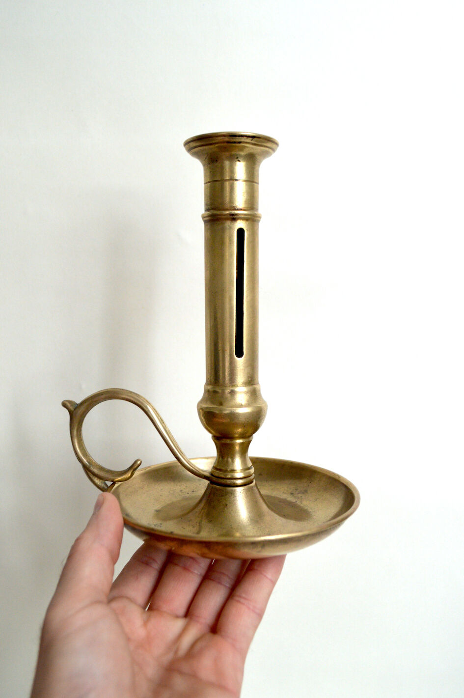 Brass candle holder