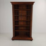 Barley Twist Open Bookcase – Solid Walnut, circa 1930