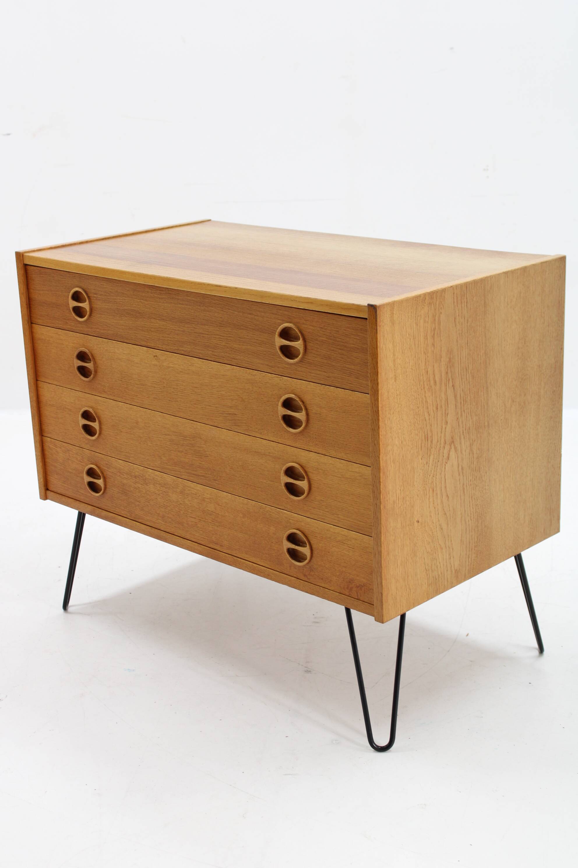 1960s Upcycled Oak Chest of Drawers, Denmark
