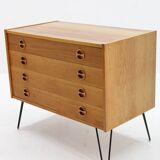 1960s Upcycled Oak Chest of Drawers, Denmark