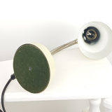 Off-white articulated desk lamp